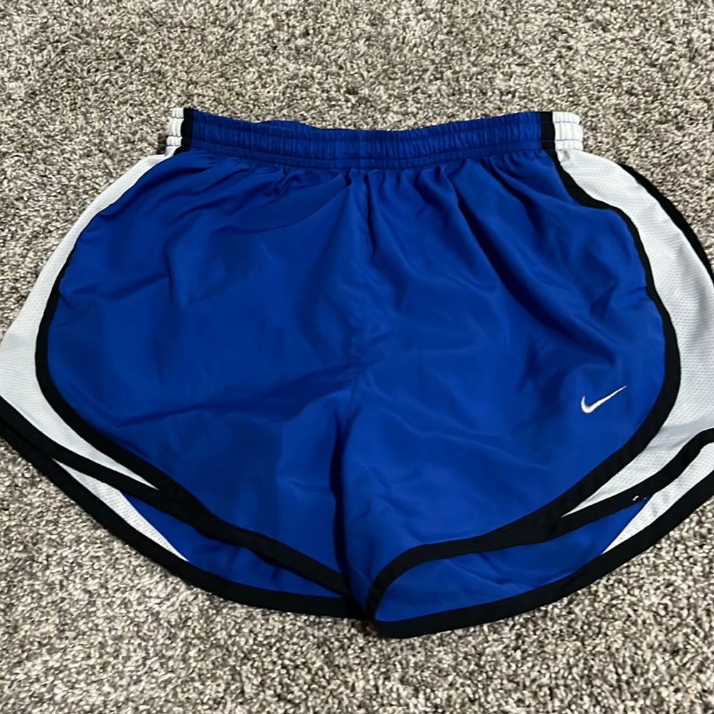 Blue Nike shorts
